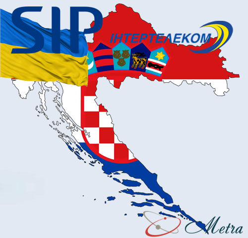 Украинский SIP номер, купить в Хорватии