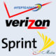 надписи на модемах Интертелеком Verizon и Sprint