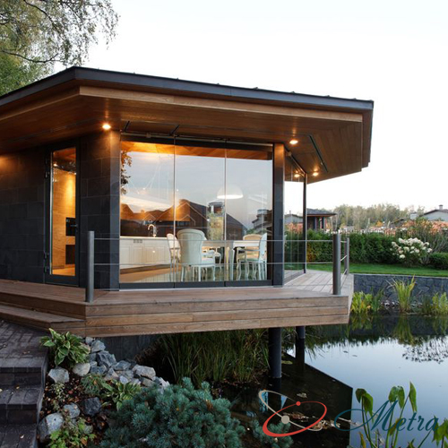 Причал с беседкой