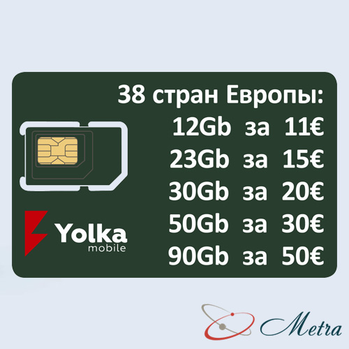 SIM карта Yolka Mobile